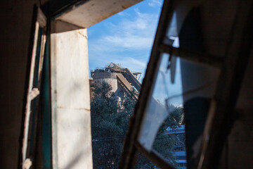 Concrete Production Factory with Large Silos