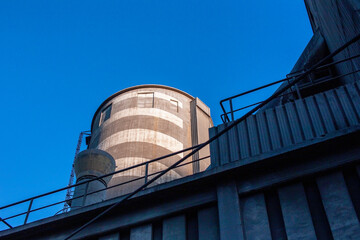 Cement Factory with Monolithic Industrial Structures