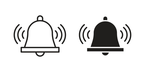 Bell ring icon concept vector illustration. logotype icon designs