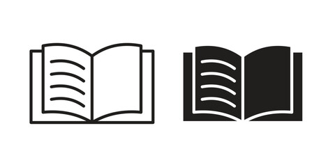 Book icon concept vector illustration. logotype icon designs
