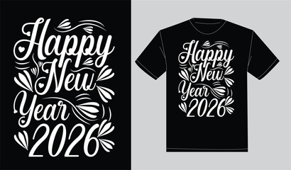 Print ready typography t-shirt design 2026
