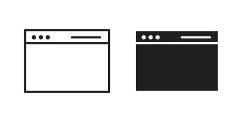 Browser icon concept vector illustration. logotype icon designs