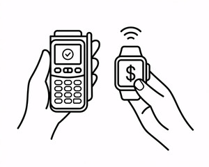 Effortless transactions with smartwatch payment and card reader offer convenient, contactless solutions for modern business and personal finance management needs