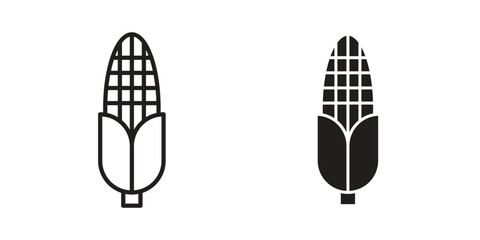 Corn icon concept vector illustration. logotype icon designs