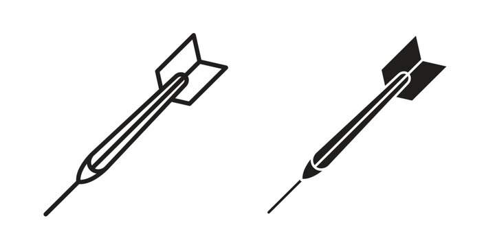 Dart icon concept vector illustration. logotype icon designs
