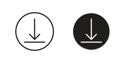 Download icon concept vector illustration. logotype icon designs