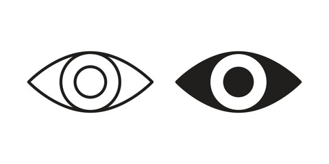 Eye icon concept vector illustration. logotype icon designs
