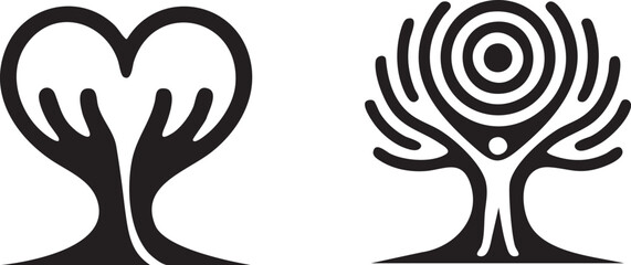 vector tree silhouette