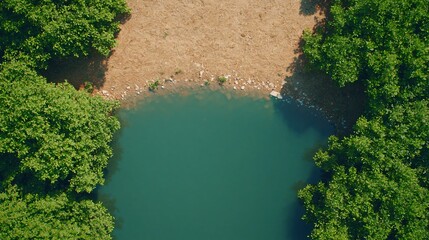 Drone highlighting dry vegetation patch considered high fire-risk region. 