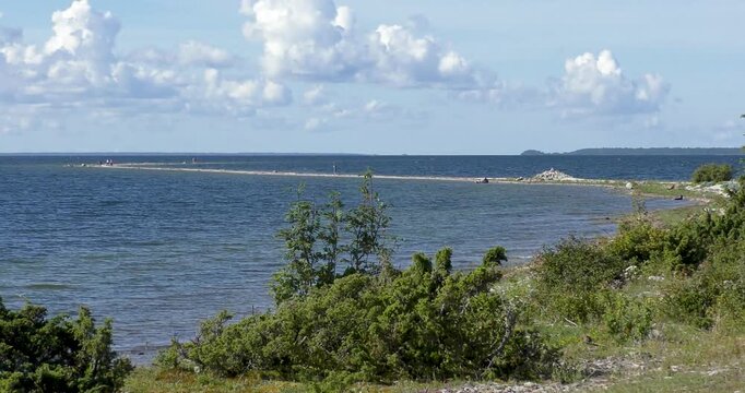Beautiful Landscape scenery at S&auml;&auml;retirp, Kassari k&uuml;la, Hiiumaa vald, Hiiu maakond, Estonia. This unusual name marks the location of a unique headland.