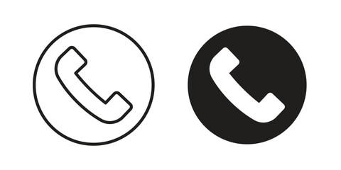 Phone call icon concept vector illustration. logotype icon designs