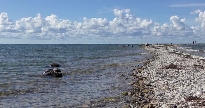 Beautiful Landscape scenery at S&auml;&auml;retirp, Kassari k&uuml;la, Hiiumaa vald, Hiiu maakond, Estonia. This unusual name marks the location of a unique headland.
