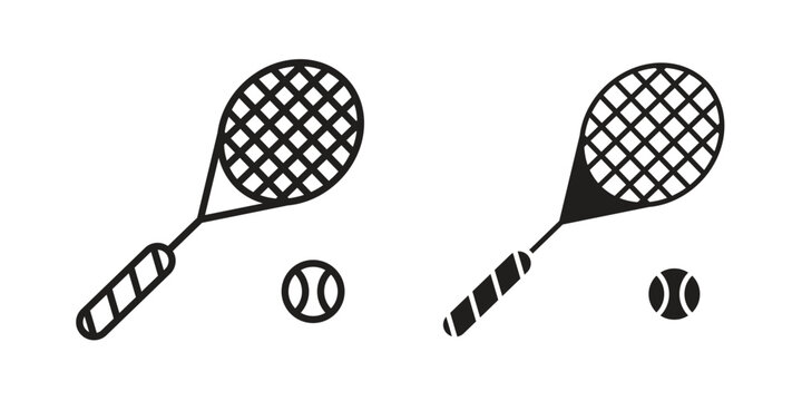 Racquet icon concept vector illustration. logotype icon designs