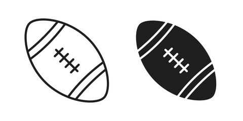 Rugby icon concept vector illustration. logotype icon designs