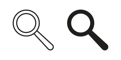 Search icon concept vector illustration. logotype icon designs