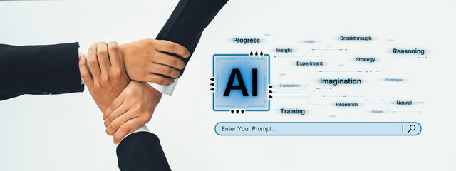A concept of cognitive AI that highlights its creative and strategic processes. The system uses...