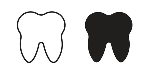Tooth icon concept vector illustration. logotype icon designs