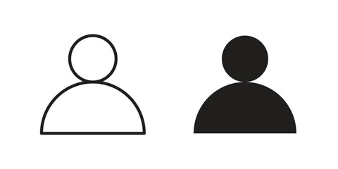 User icon concept vector illustration. logotype icon designs