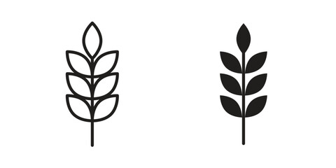 Wheat icon concept vector illustration. logotype icon designs