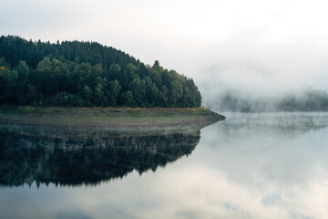 Scenic Lake in a National Park Surrounded by Nature