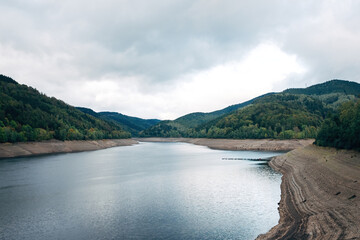Scenic Lake in a National Park Surrounded by Nature