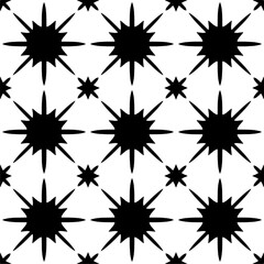  Abstract texture for fabric print, clotht,card, table cloth,tapestry, furniture, banner, cover, invitation, decoration, wrapping.Seamless repeating pattern. Black and white color.