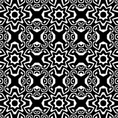 Abstract texture for fabric print, clotht,card, table cloth,tapestry, furniture, banner, cover, invitation, decoration, wrapping.Seamless repeating pattern. Black and white color.