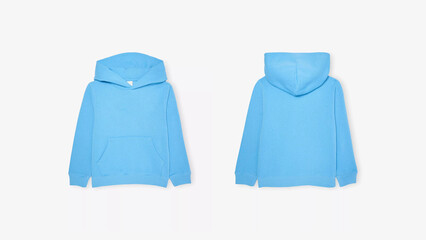 Lightweight blue hoodie for casual wear ideal for spring and summer.