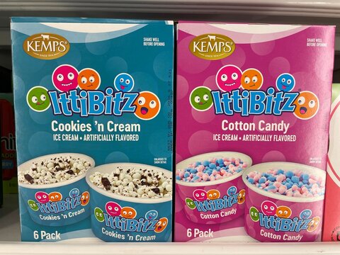 Grocery store ITTY BITZ ice cream