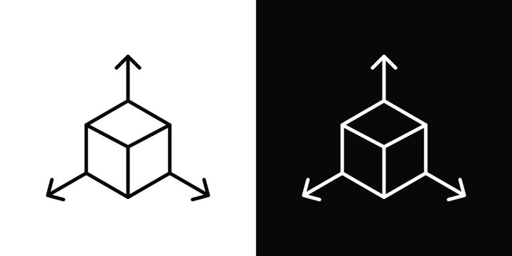 Bim icon. Outline symbol for Website UI