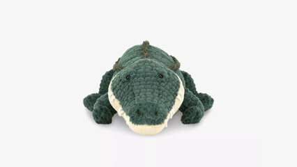 Soft plush crocodile toy offering comfort and fun for children in a cozy environment.