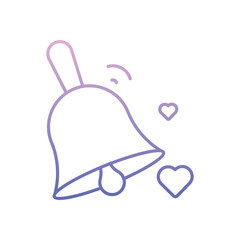 Wedding Bell vector icon