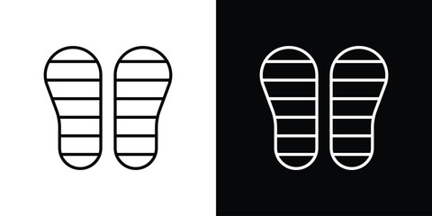 Soles icon. Outline symbol for Website UI