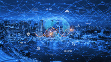 Global AI and data processing system enhances data, AI, and processing efficiency through digital network and global integration of intelligent technology Vouch