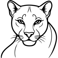 Cougar Silhouette Vector