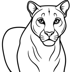 Cougar Silhouette Vector
