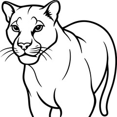 Cougar Silhouette Vector