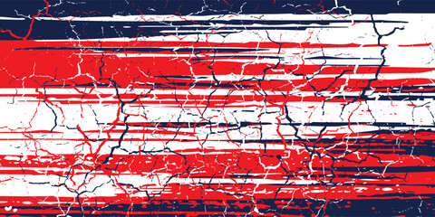 Red and white and blue sports background design with abstract modern template. Contains sports players in various activities. Football, basketball, baseball, tennis, rugby, cycling, red art.