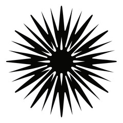 Obraz premium Abstract Radiant Vector Illustration – Clean Silhouette Artwork