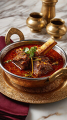 mutton rara rich spicy gravy with goat meat
