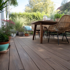 Obraz premium tereasse, terasse, balkon, holz, balkonmöbel, garden, stuhl, hausrat, deck, zuhause, holz, patio, cafe, sommer, hölzern, restaurant, seat, aussen, pool, ausserhalb, gasthof, entspannung, entspanne, wa