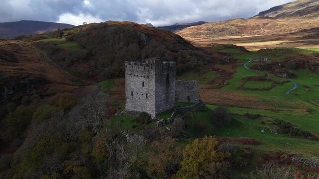 Dolwyddelan Castle in Wales,United Kingdom.