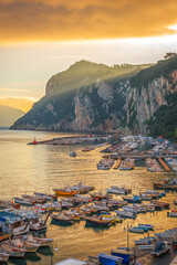 Fototapeta premium Capri, Italy Overlooking the Marina 1493