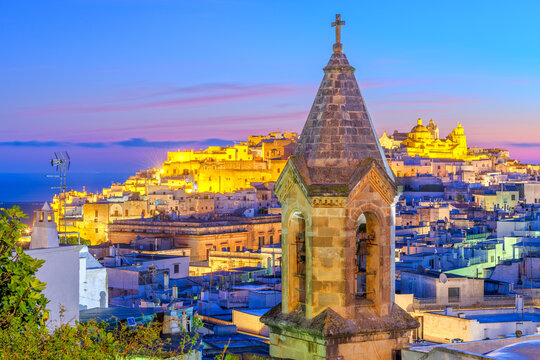 Ostuni, Italy at Dawn 1456
