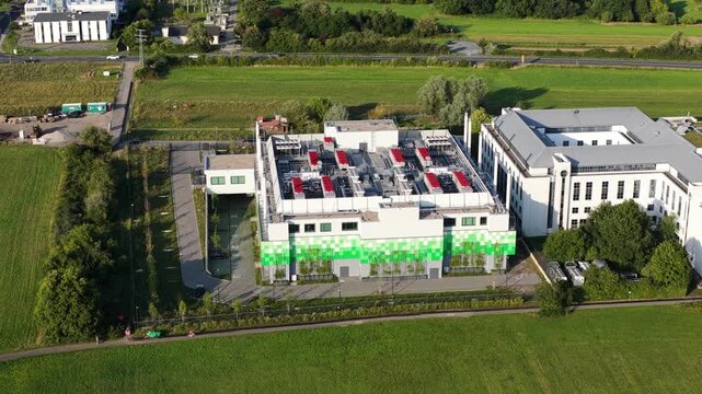 Commercial data center in the area of Frankfurt, Germany.