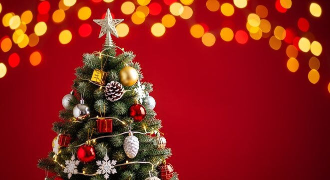 christmas tree with decorations