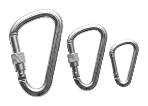 Climbing gear accessories adventure nature isolated on transparent background