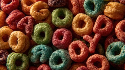 Cereal letters spell it's a good day in a bowl of milk, colorful and inspiring message for a fresh start