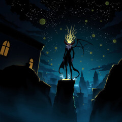 scary halloween night