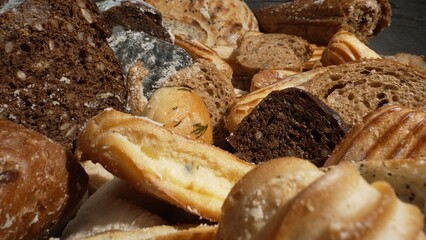 The once-fresh bread is now a loss, spoiled and inedible